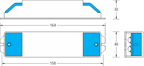 Hoye LED Driver Case 164mm Hoye LED Driver Case 164mm