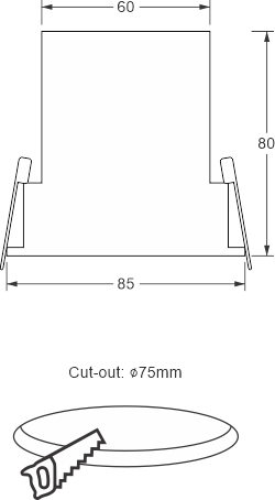 HLS-S Dimensions